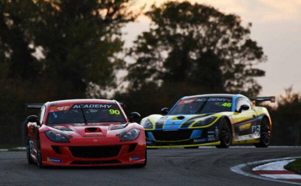 Breakell Racing Ginetta at sunset